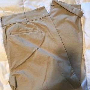 LOFT Modern Chino Crop Pants